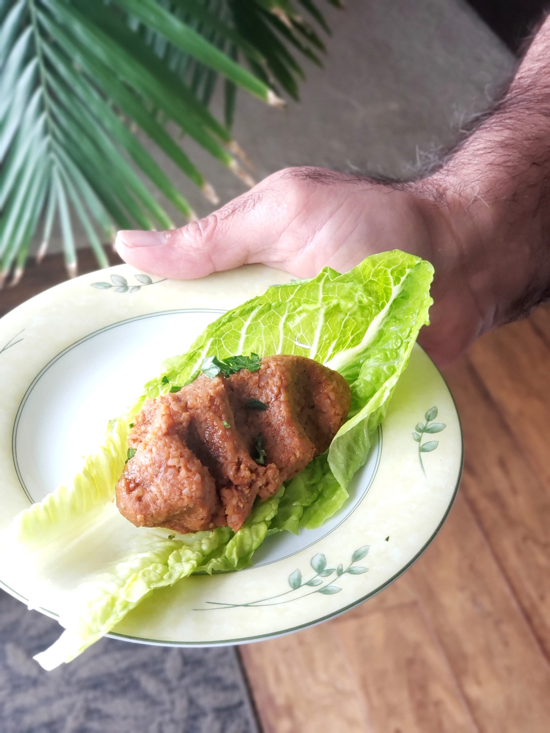 cig coftey on lettuce scaled - Cig Coftey: No Cook Sweet and Tart Turkish App