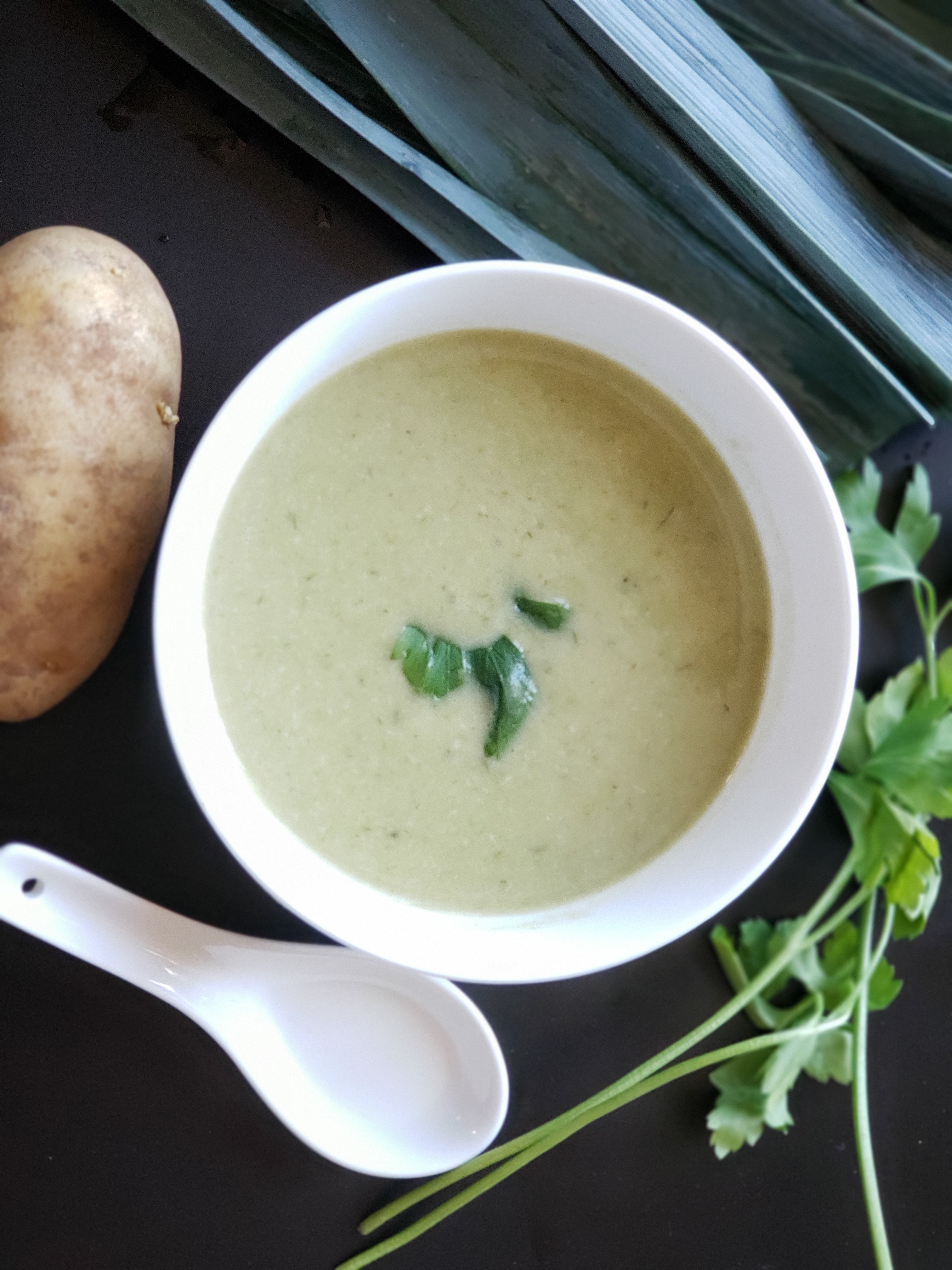 Potato leek soup